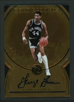 2017-18年乔治·格文 11/49 签名帕尼尼 OPULENCE 金唱片亲笔签名 — 第 1/2 张图片