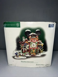 DEPT 56 Mickey Mouse Watch Factory North Pole Series - No Light - Bild 1 von 18