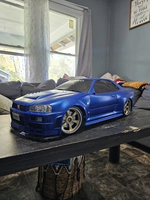 1/6 Scale Nissan Skyline R34 Gtr Rc Car - Image 1 of 4