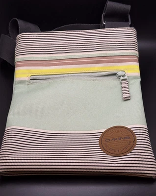 DaKine Jive Bandolera Bolso de Hombro Correa Ajustable Negro Rayas Usado en Excelente Condición Foto 1 de 4