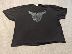 Camisa Harley Davidson Para Hombres 4XL Águila Negra Motociclista Wisconsin - Imagen 1 de 10