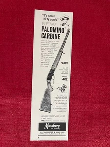 Vintage 1961 Print Ad Palomino Carbine Model 402 Advertisement - Picture 1 of 3