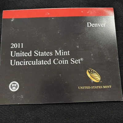 2011 Denver Uncirculated Coin Set Visible Wear On Packaging - Image 1 of 3