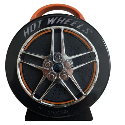 Estuche de almacenamiento para automóvil Hot Wheels mango de fácil agarre neumático juguete sonido y luces ¡funcionan! Foto 1 de 4