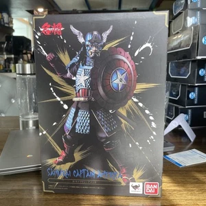 Figura Bandai Samurai Capitán América Marvel Vengadores Realización Manga Nuevo - Imagen 1 de 6