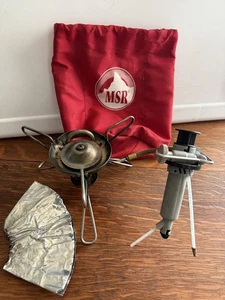 MSR Whisperlite Stove USED Backpacking MULTI-FUEL w/ PUMP & BAG Camping COMPLETE - Picture 1 of 12