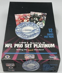 Juego profesional de fútbol americano NFL serie 2 1991 caja de cera platino 36 paquetes sellado de fábrica - Imagen 1 de 5
