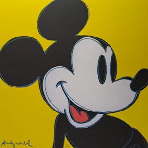 1980s Andy Warhol Signed Limited Edition Lithograph - Mickey Mouse - Picture 1 of 5