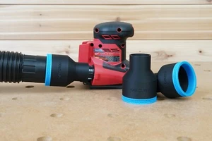 2 1/2" Shop Vac Hose Adapter for Milwaukee M18 1/4 Sheet Sander - Picture 1 of 4