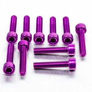 Vis BTR en Aluminium M5 x (0.8mm) x 25mm Pack x 10 Violet - Bild 1 von 1