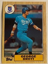 1987 Topps #400 George Brett Kansas City Royals 