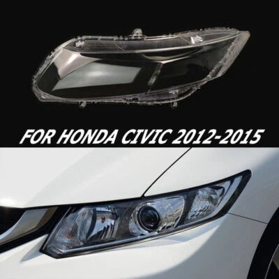 1X Cubierta de carcasa de lente de faro izquierdo transparente para Honda Civic 9ª generación 12-15 EE. UU. Foto 1 de 4
