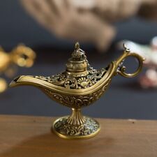 Magic Genie Light Lamp Wishing Oil Gold Classic Collectable Legend Aladdin