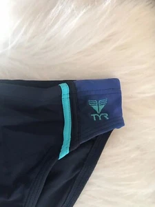 Men’s Tyr Swimming Swim Trunks Blue Size 32” BNWT - Picture 1 of 4