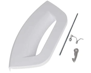 For HOTPOINT Washing Machine DOOR HANDLE KIT C00507932 C00285747 White - Picture 1 of 3