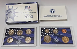 2000 US Mint State Proof Set - State Quarters & Coins with OGP & COA - Picture 1 of 8
