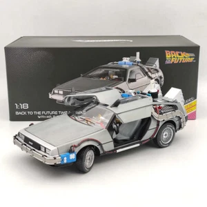HW 1/18 Elite Back To The Future Time Machine Ultimate Edition Delorean BCJ97 - Picture 1 of 11