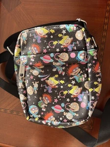 Nickelodeon Rugrats Umhängetasche Handtasche schwarz Rugrats neu ohne Etikett 8 Zoll - Bild 1 von 4