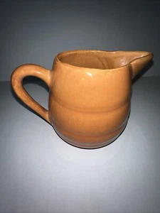 Vintage Bauer Burnt Orange Stoneware Pitcher - Picture 1 of 6