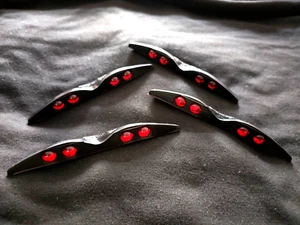 4x BATMAN Reflective Car Door Edge Scratch Anti-collision Protector Guard Strip - Picture 1 of 8
