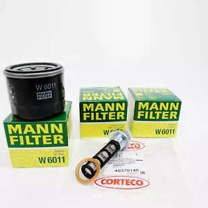 3x Ölfilter M&H W6011 + Ölablaßschraube SMART 1.0 1,0l 451 Fortwo Cabrio Coupe - Bild 1 von 12