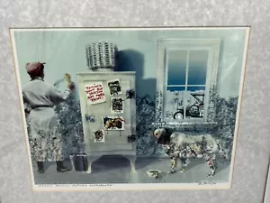 Paul Sloan Hand Signed Limited Art Print Jackson Pollock's Mother's Refrigerator - Picture 1 of 10
