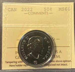 Canada - 50 cents - 2022 - ICCS Certified - MS-66 - Picture 1 of 3
