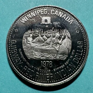 Winnipeg 1978, Manitoba - Dólar indio Red River - Ojibway Sgt. Tommy Prince - Imagen 1 de 2