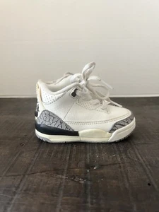 Nike Air Jordan 3 Retro TD “White Cement” Reimagined Toddler 5C - Picture 1 of 12