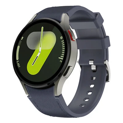 Adjustable Soft Leather Sports Watch Band For Samsung Galaxy Watch 7 FE 6 5 4 - Image 1 of 4