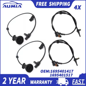 4X FRONT & REAR ABS SENSOR FOR MERCEDES BENZ A CLASS (W169) B CLASS (W245) 04-ON - Picture 1 of 6