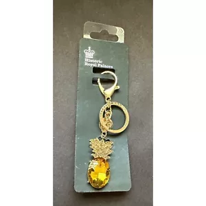 Historischer Royal Palaces Ananas Schlüsselanhänger Handtasche Anhänger Strass Kristall - Bild 1 von 5