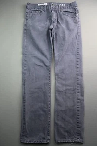 Herren 2014 Gap 1969 Jeans Hose schmal gerade blau 5 Taschen Gr. 30x30 (Meas 30x29) - Bild 1 von 10