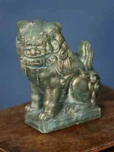 Antique Foo Dog Stone ornament. - Picture 1 of 2