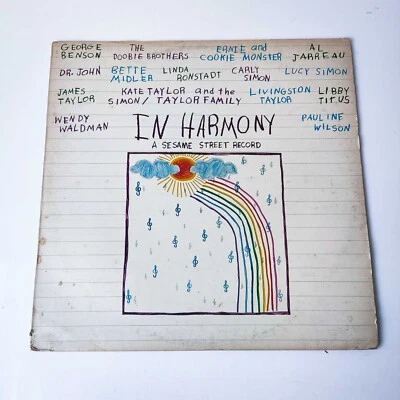 IN HARMONY - A SESAME STREET RECORD VINYL COMPILATION LP ALBUM | 1980 US - Image 1 of 4