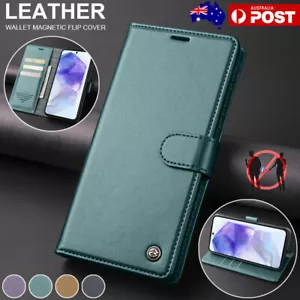 For Samsung A16 A36 A56 A15 A25 A35 A55 Leather Magnetic Flip Wallet Case Cover - Picture 1 of 56