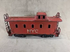VTG Buddy L Railroad Outdoor Caboose NYC Red - Picture 1 of 24