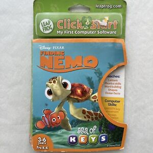 Leap Frog Click Start My First Computer Software Finding Nemo