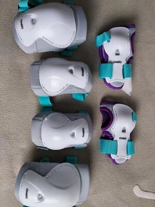 Protection pads, cushioned, skating, kids, 6 items: on knees, elbows & wrists - Picture 1 of 5