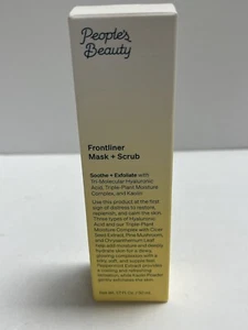 People's Beauty Frontliner Mask + Scrub Soothe + Exfoliate 1.7 oz / 50ml NEW - Picture 1 of 8