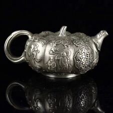 Collect Tea Pot Ornaments Eight Immortals Pumpkin Pot Bronze Ware Handicrafts