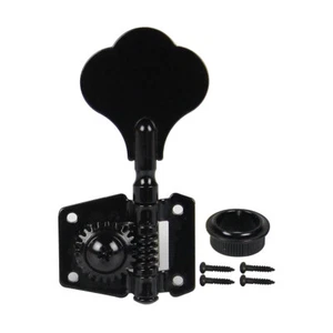 Set 1L E-Bass Stimmwirbel Maschinenkopf Tuner schwarze Farbe Open Gear - Bild 1 von 7