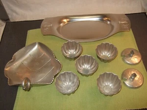 Riesiges Set Buenilium Süßigkeiten Kensington Aluminium Ananas Party Platte 5 Tassen Top  - Bild 1 von 12