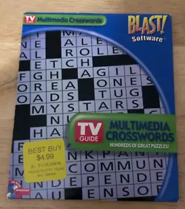 NIB Blast Software TV Guide Multimedia Crosswords (PC Game, 1999) - Picture 1 of 2