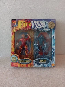 MARVEL COMICS FIRE & ICE LIMITED EDITION HUMAN TORCH AND ICEMAN - Bild 1 von 1
