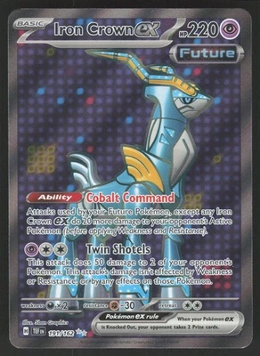 Iron Crown ex 191/162 Ultra Rare Pokemon TCG SV05: Temporal Forces NM - Image 1 of 2