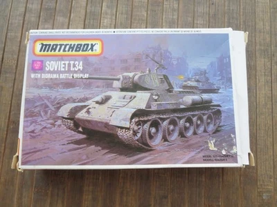 Soviet T.34 - Scala 1/76 - Matchbox PK82 - Immagine 1 di 4