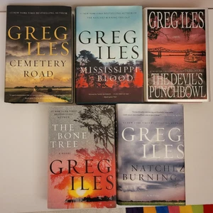 Greg Iles 5-Book Lot 4 Penn Cage series + Cemetery Road Hardcover Dust Jacket - Foto 1 di 6