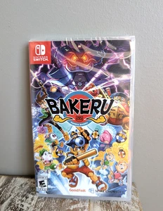 NUEVO ✹ BAKERU ✹ Juego Nintendo Switch ✹ CUBIERTA EXCLUSIVA DE CONVENCIÓN RARA /450 ✹ EE. UU. - Imagen 1 de 4
