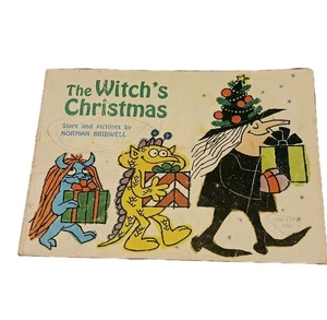 Vintage Halloween Buch ~ The Witch's Christmas Norman Bridwell Erstdruck, 1970 - Bild 1 von 10
